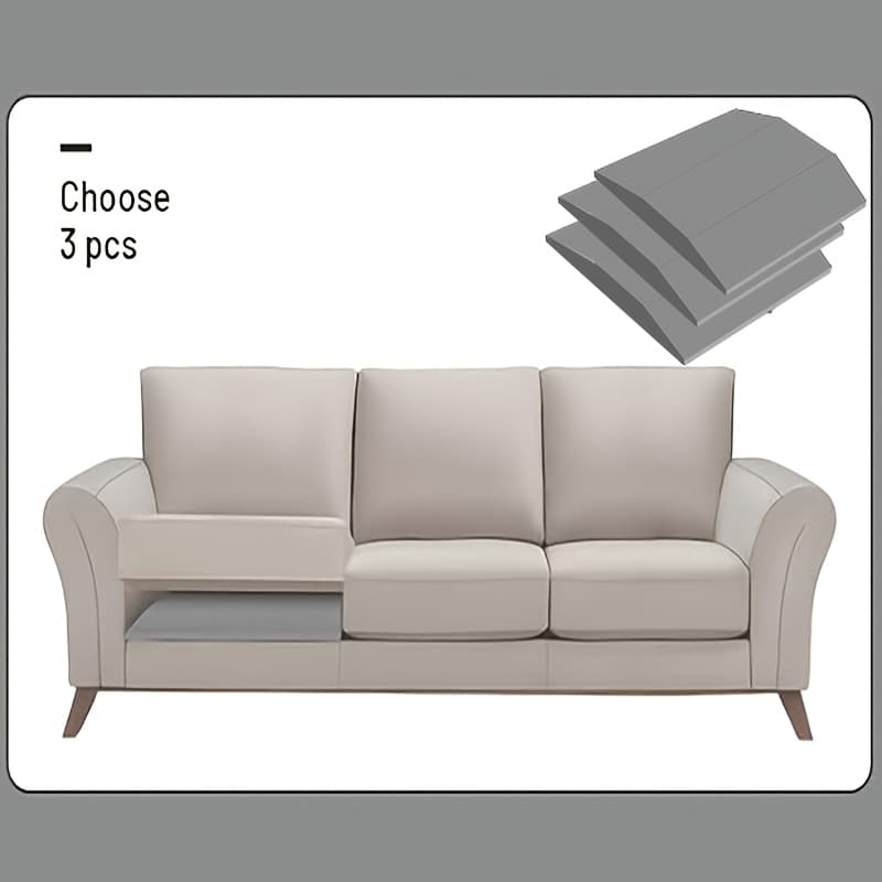 TEMU 1/2/3pcs Of Gray Sponge Multi-functional T-shaped Seat Cushions, Suitable For Home Sofa Cushions, Office Chair Pads, Outdoor Furniture Replacement Cushions, Etc.
