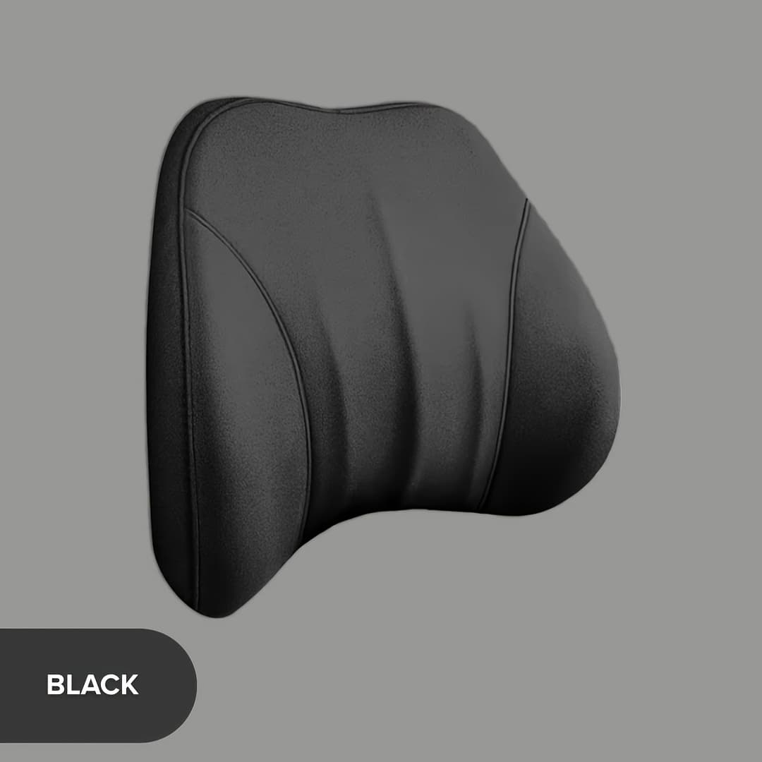 TEMU 1pc Ergonomic Lumbar Support Pillow - Lower Back Cushion For Prolonged Sitting Protection, Breathable Soft Cover, Suitable For Car Seats, Office Chairs And Home Use, In Multiple Colors