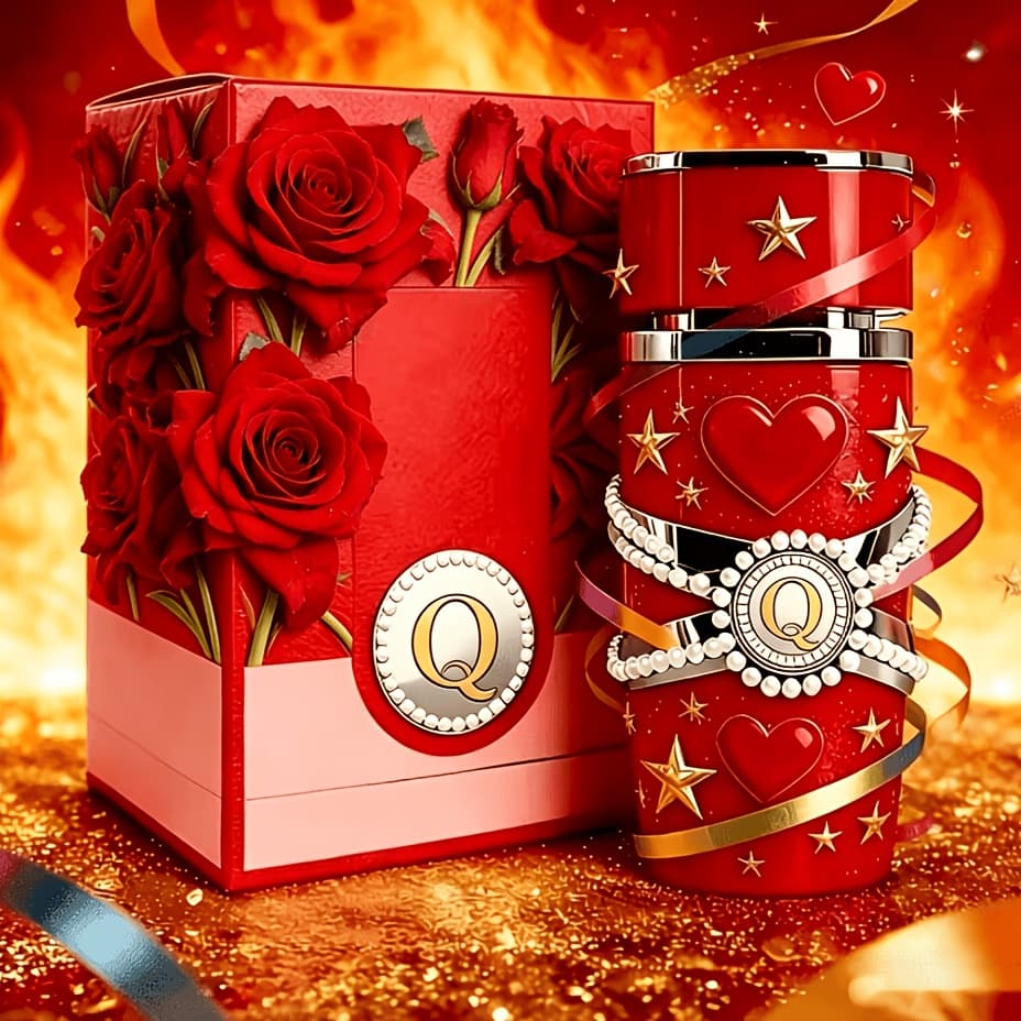 TEMU Latta And Red Women's Perfume - Rich Arabian Fragrance - 3.4 Ounces. 100 Milliliters - For Women On Birthdays, Parties, And Festivals