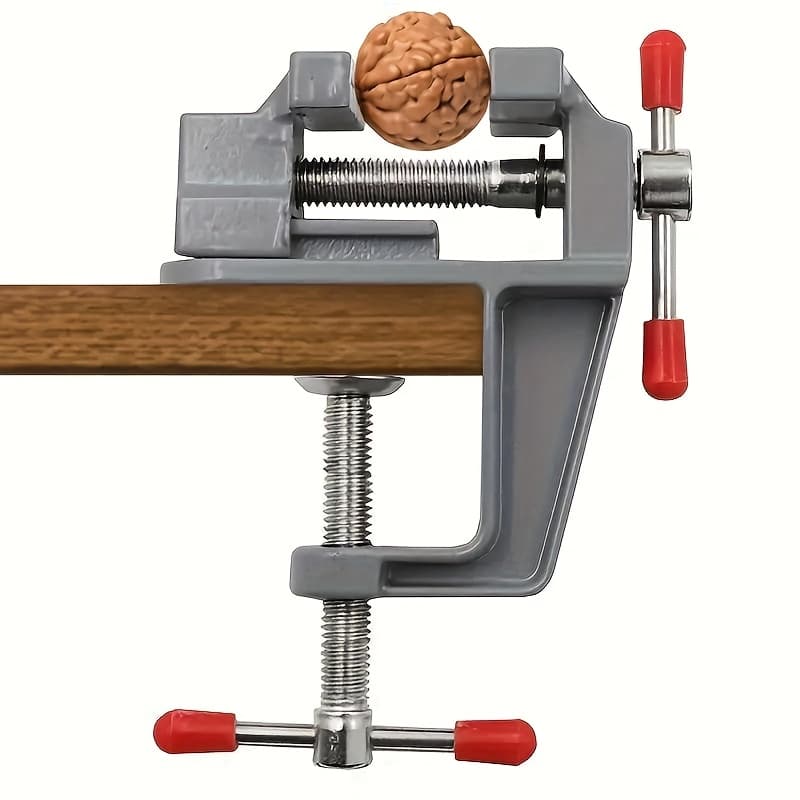 TEMU Mini Bench Vise Adjustable Table Top Clamp For Crafts Electronics