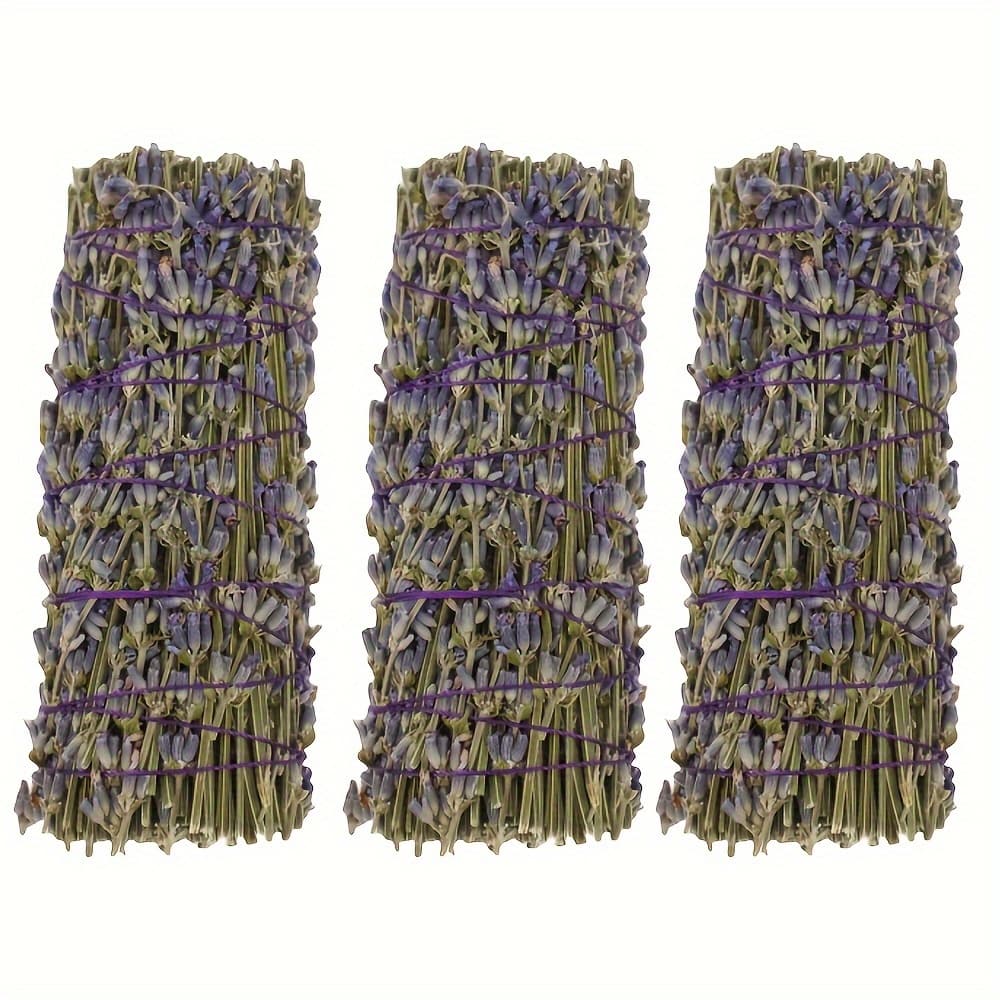 TEMU 3/5pcs Lavender Incense Applicator Sticks For Clearing Smoke And Purifying Your Home Or Office