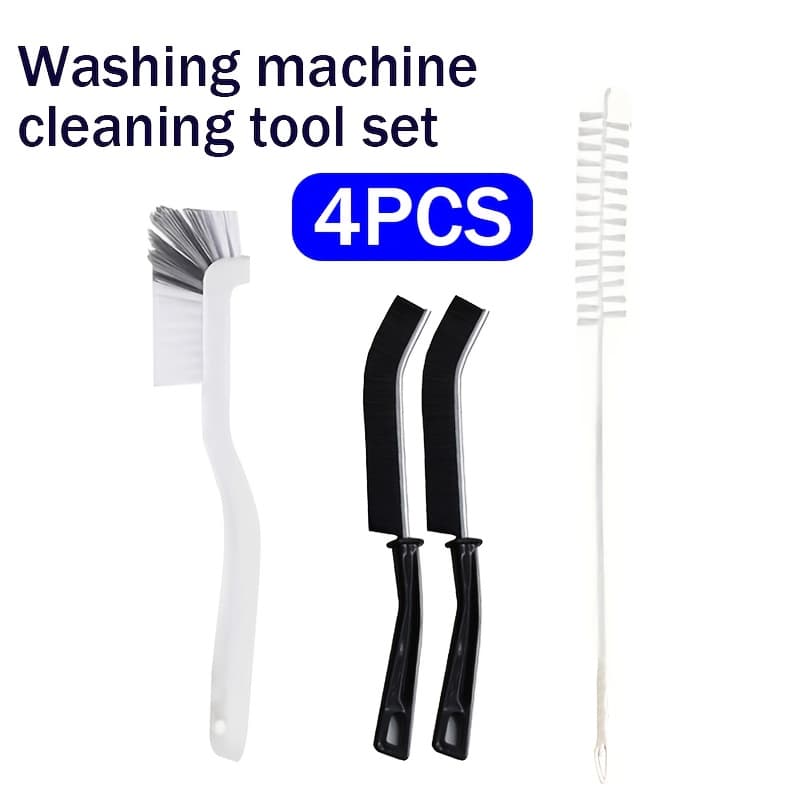 TEMU 4pcs Washing Machine Cleaning Brush Set, Sink Brush, Washing Machine Inner Wall Cleaning Brush, Suitable For Cleaning The Inner Wall And Dirt Of Washing Machine, Cleaning Tool