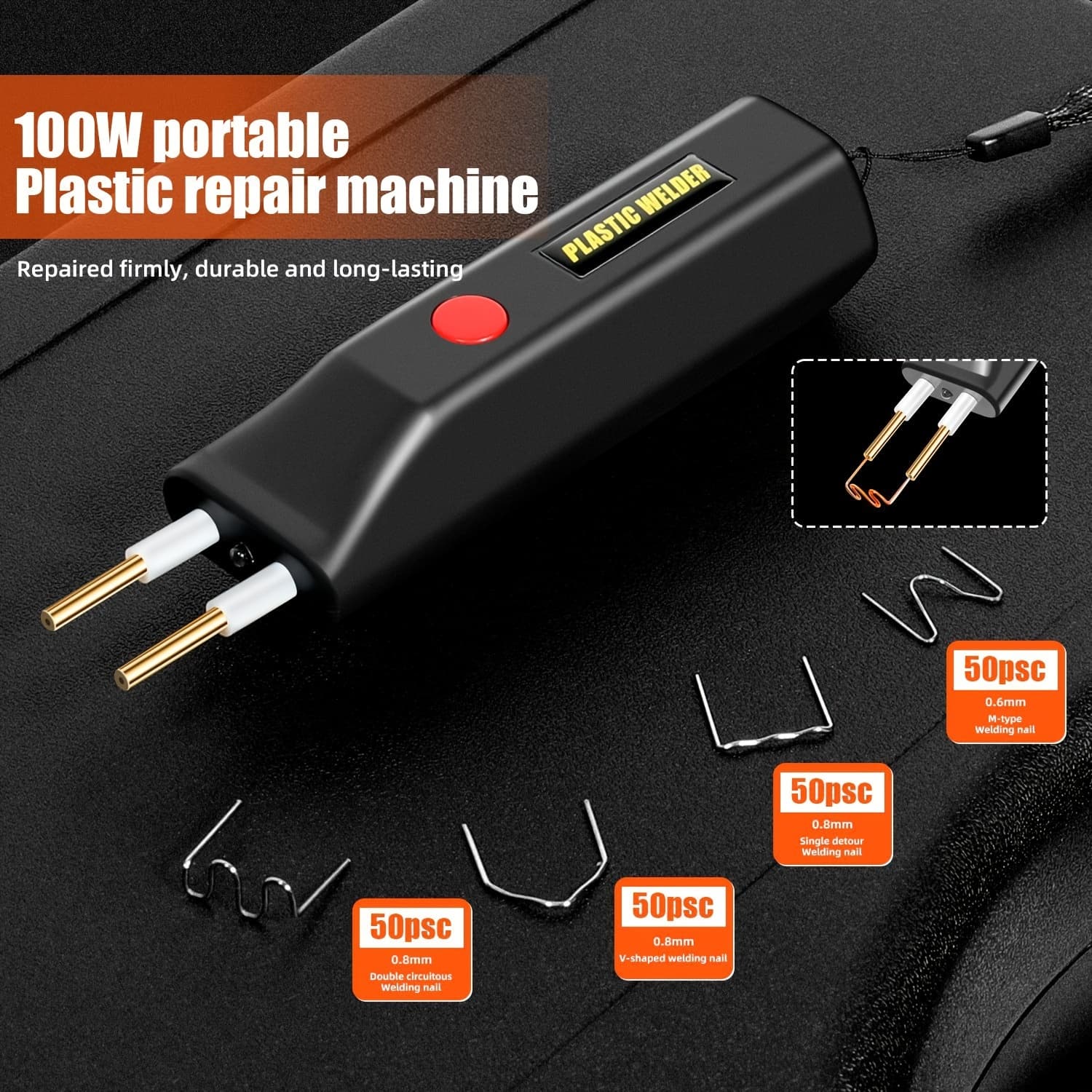 TEMU Portable Wireless Mini 100w Plastic Welder (200pcs For Free)
