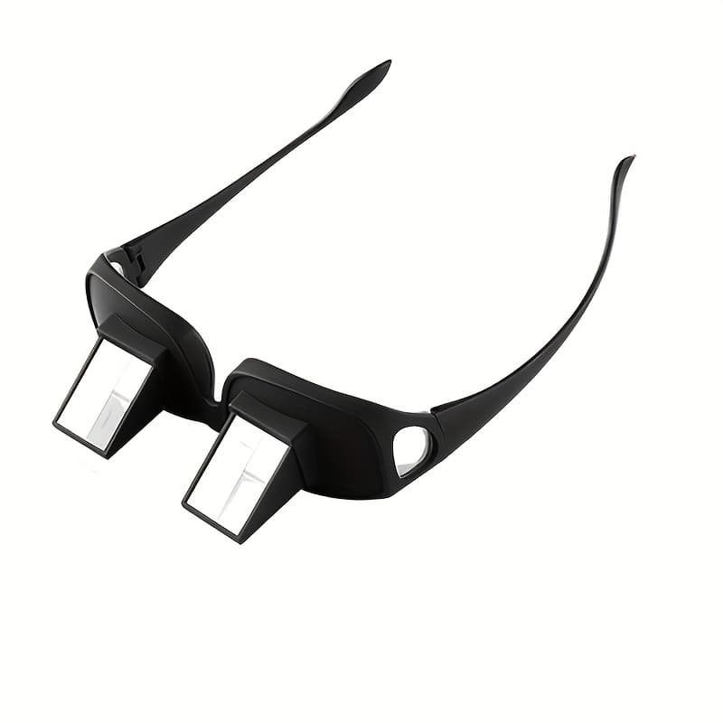 TEMU 1pc Unisex Glasses For Watching Tv, Playing Phone, Relaxing At Home, Working, Or Using Computer - Flat Lens With Refractive Prism For