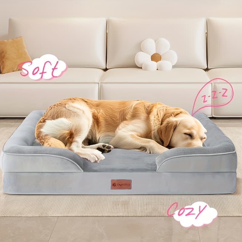 TEMU Dog Bed For Extra For Large Dogs Xl - Dog Washable Bed, Memory Foam, Pet Couch For Large Dogs