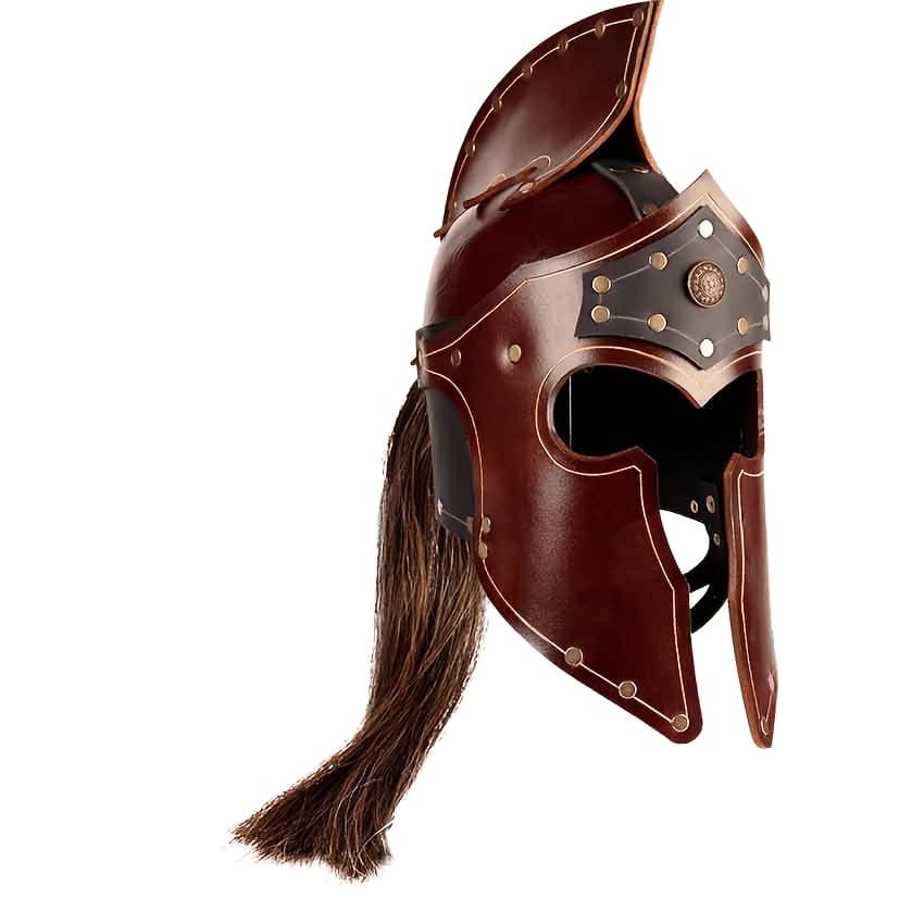 TEMU New Pu Helmet Of The Praetorian Guard Of The Helmet Roman Warrior Armor