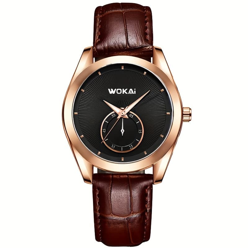 TEMU 1pc Men's Minimalist Style Casual Sports Trendy Quartz Wristwatch