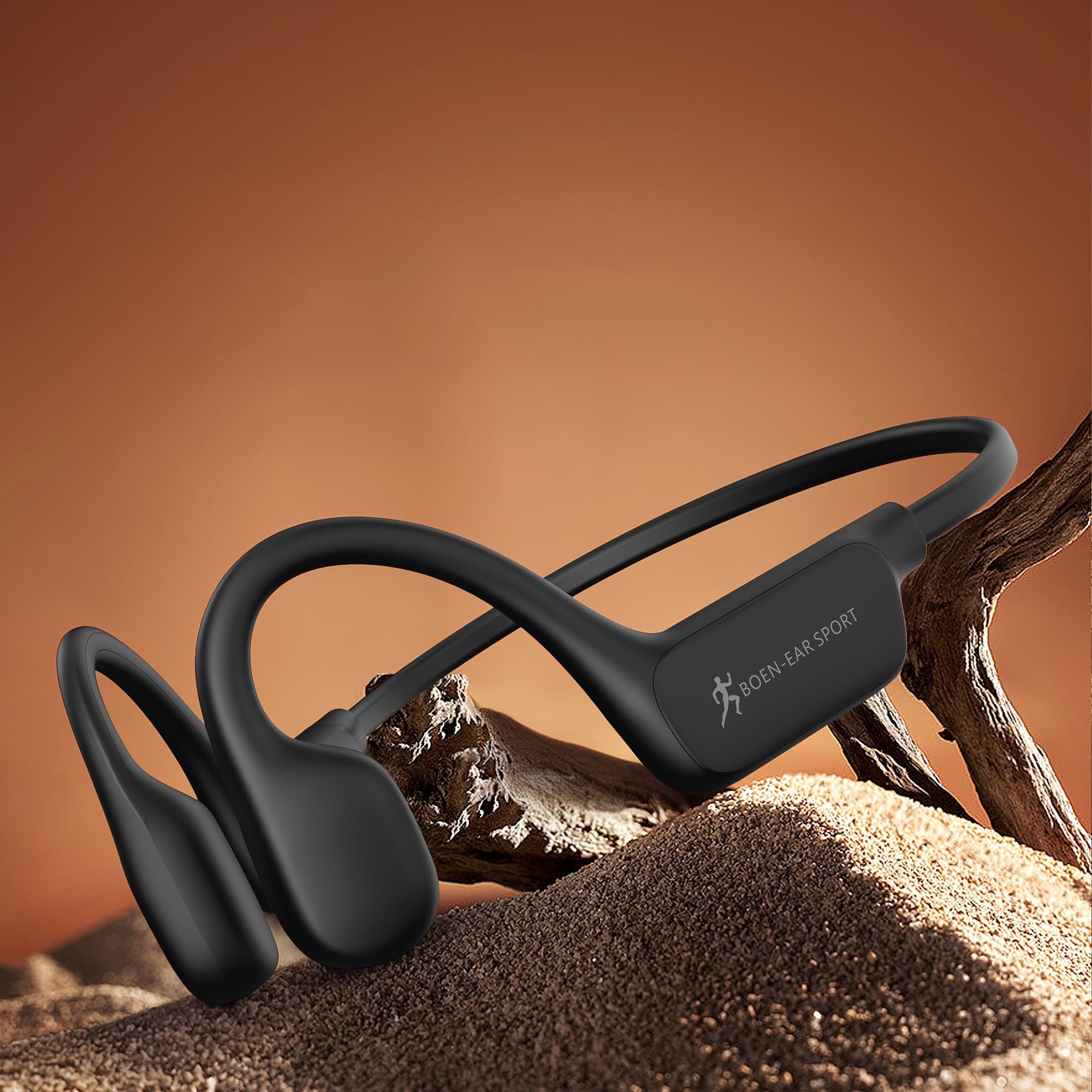TEMU Bone Conduction - Ip68 , Wireless 5.3, Wireless Open Underwater Earbuds, Built-in 32g Mp3 And Microphone, Suitable For Sports, Running, Cycling