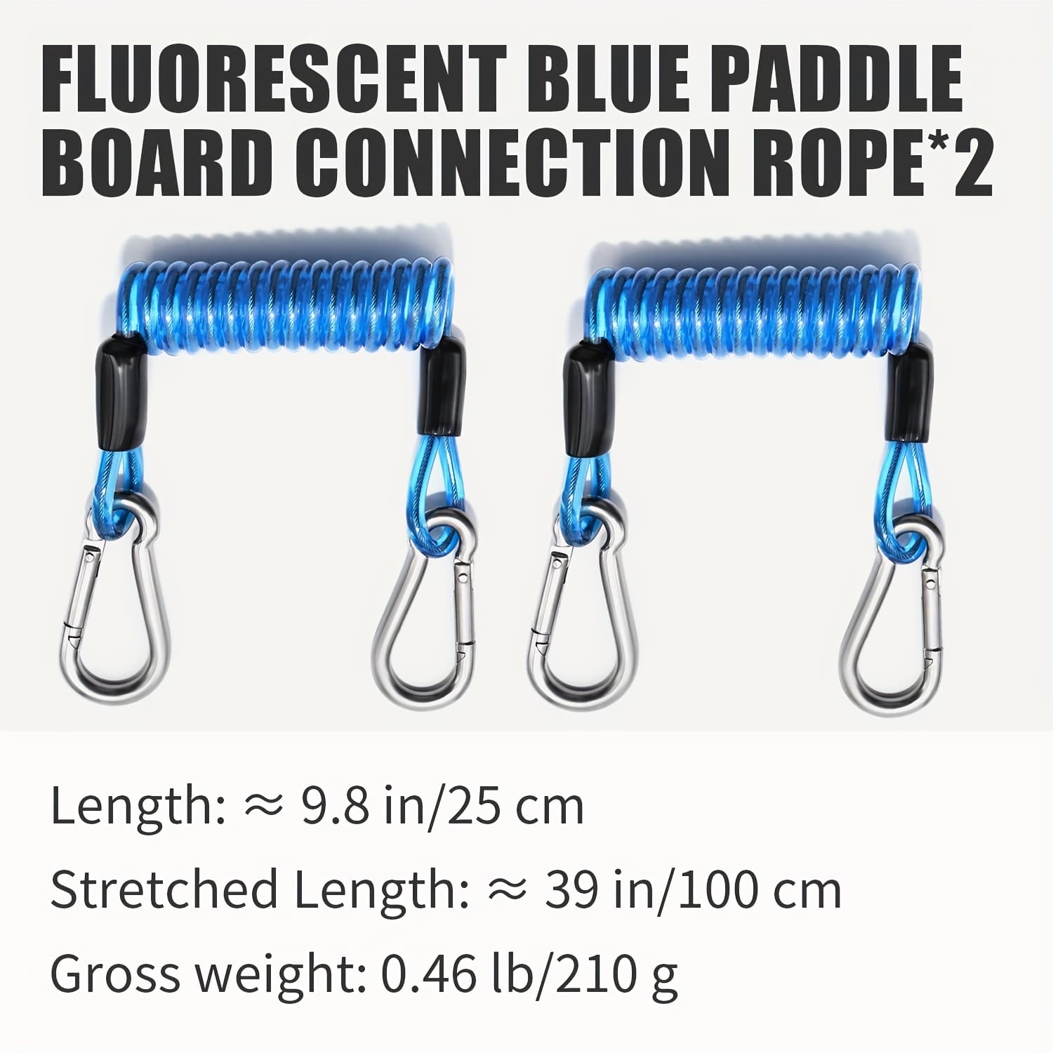 TEMU Koetsu Paddle Board Link Strap Pair Tpu Material Wire Core 304ss Connector Ring 2 Pack For D Ring Fix Inflatable Sup Seat Red Strong Tensile Corrosion Resistant Quick Clip