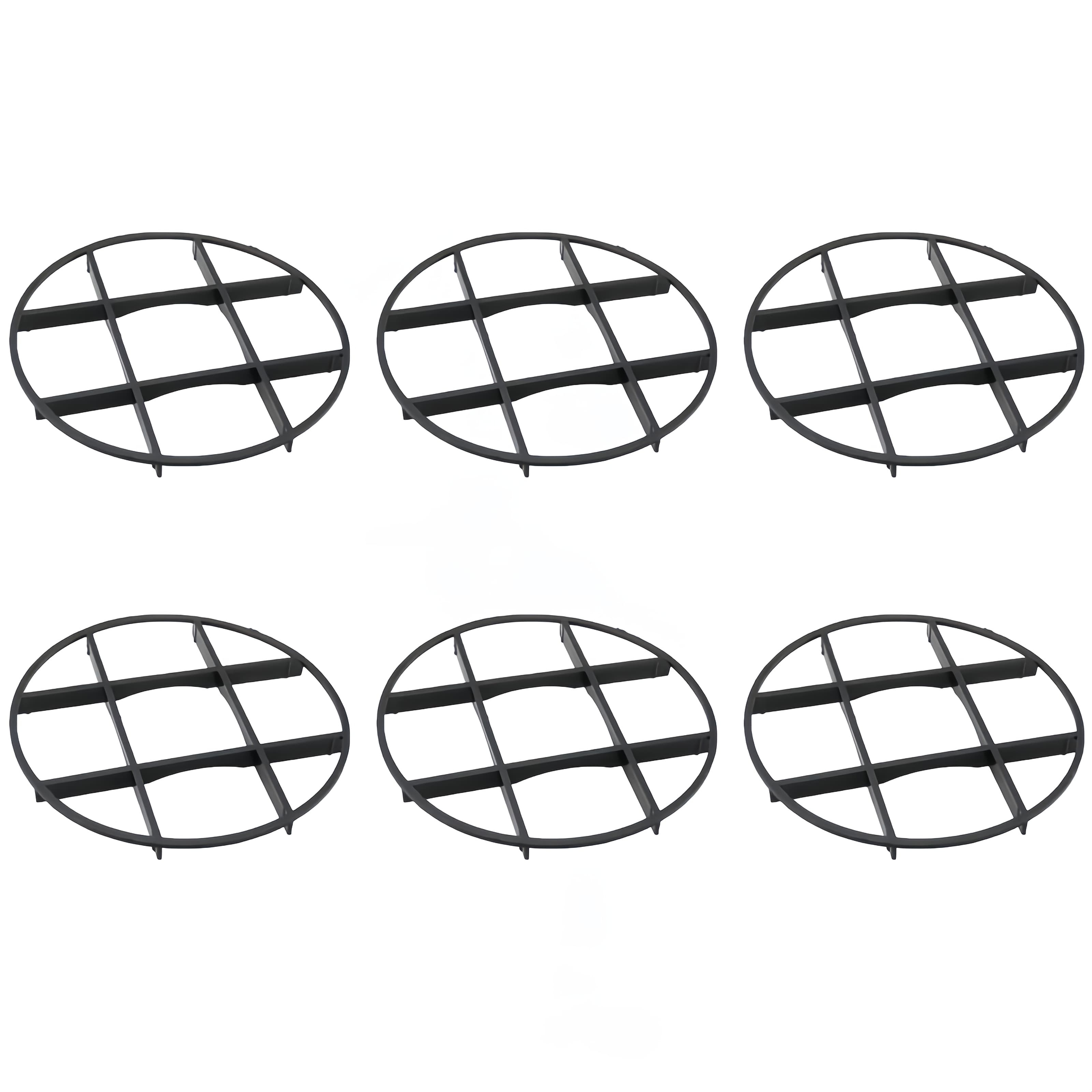 TEMU 6pcs Plant Pot Risers – 10cm Plastic Flower Pot Feet For Drainage & Airflow – Breathable Stand For Indoor & Outdoor Use – Anti-root Rot Pot Bottom Tray