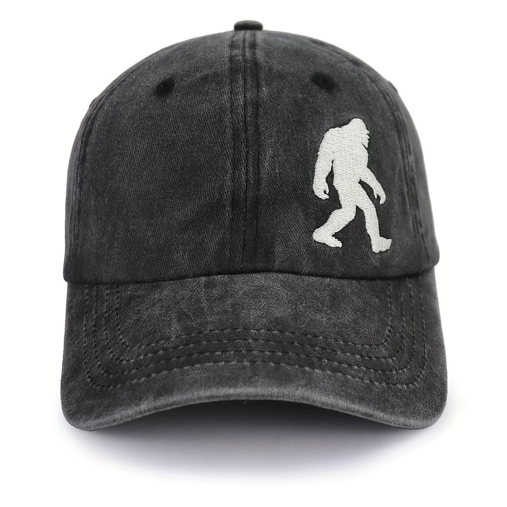 TEMU Sasquatch Gifts For Women, Funny Sasquatch Hats For Men, Adjustable Vintage Embroidered Sasquatch Baseball , Birthday Gifts For Mom Dad