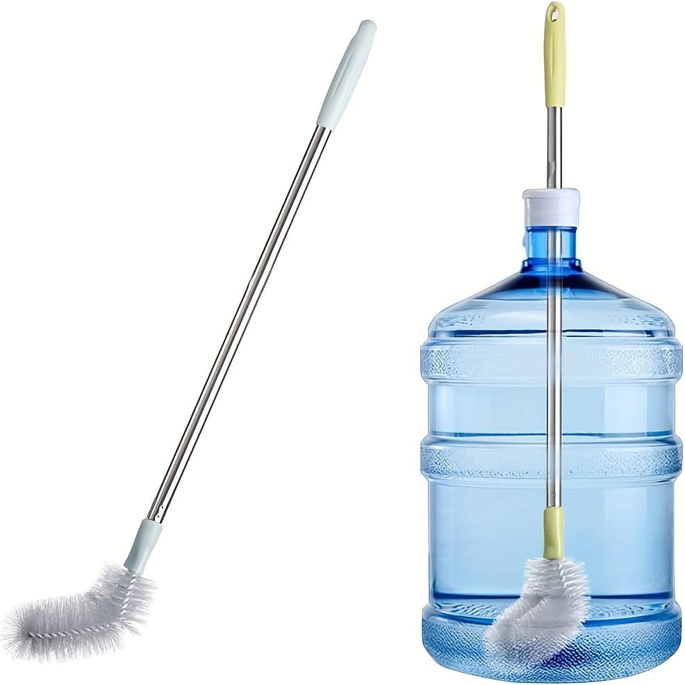 TEMU Long-handled Bucket Brush - Extended Handle For Cleaning Water Buckets, Dispensers, And -type Water Containers - Cleaning Brush Tool
