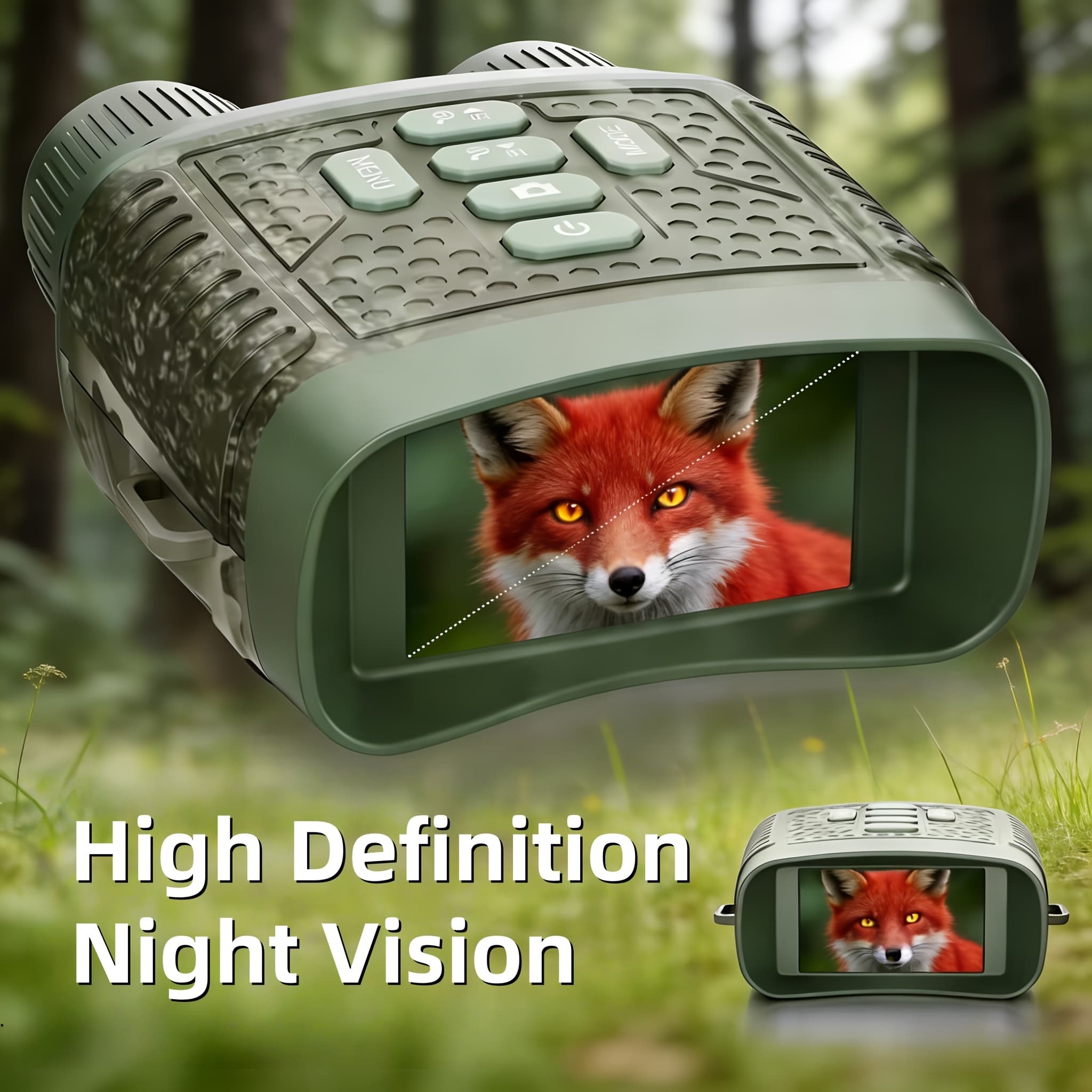 TEMU With High Resolution Display And View For Security Surveillance And Night Exploration Clear Low In Environments