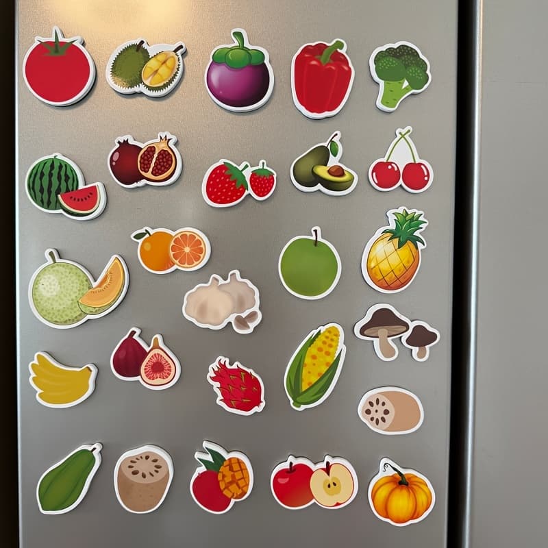 TEMU 26pcs Magnetic Refrigerator Magnet Set For , Creative Restaurant Embellishments, Beautifying Refrigerator Doors, Metal Whiteboards, As Small Gifts Or Daily Memo Decorations