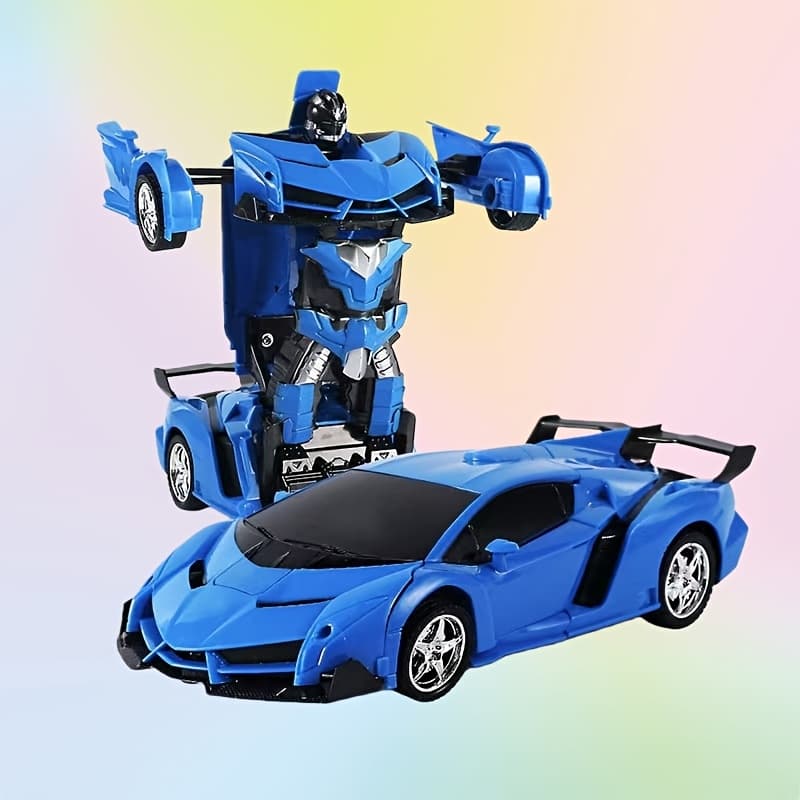 TEMU Transforming , 360 Degree Drift Robot With Lights, Gift For Kids