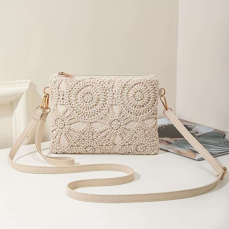 TEMU Hollow Out Design, High-end Fashion Bag, Wrist Bag, Handbag, New Popular Bag, Multi-functional Fashion Bag Suitable For Multiple Occasions