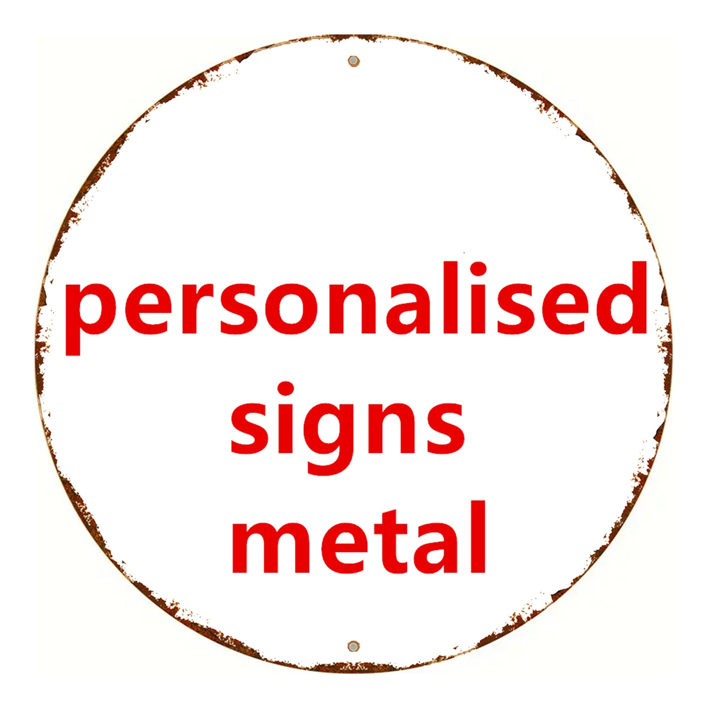 TEMU Personalized 7.87" Square Aluminum Wall Art Sign - Custom Metal Decor For Outdoor Use, No Battery Needed