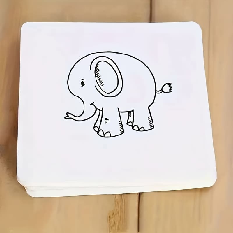 TEMU 50 High-quality White Blank Postcards, Suitable For Hand Drawn Art And Greetings - Thick Cardboard, Perfect For Christmas, Message And Design Projects, Mailing Postcards