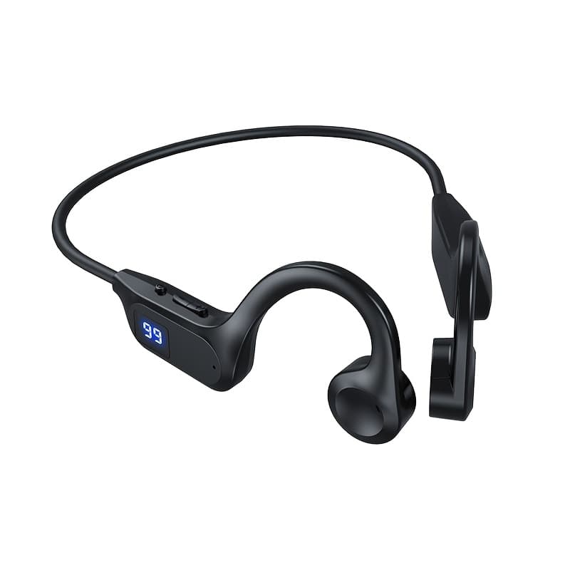 TEMU Bone Conduction Headphones, Open Sports Headphones With Microphone, Sports Headphones With A Long Of 15 Hours True Wireless Headphones, Suitable For Running, Exercising, Cycling