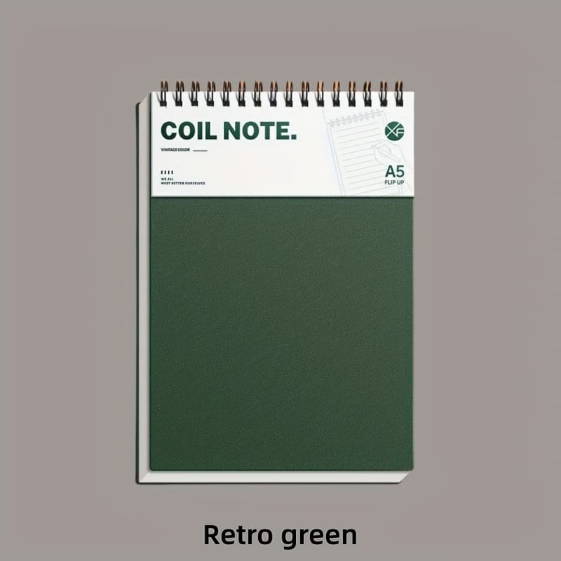 TEMU Multicolor Grid Retro Study Book, Office Or Gift Exchange, Notebook And Diary Retro A5 Notebook - Double-sided Pages, 80g Thick Paper, Hardcover And Watercolor Design - Perfect For College