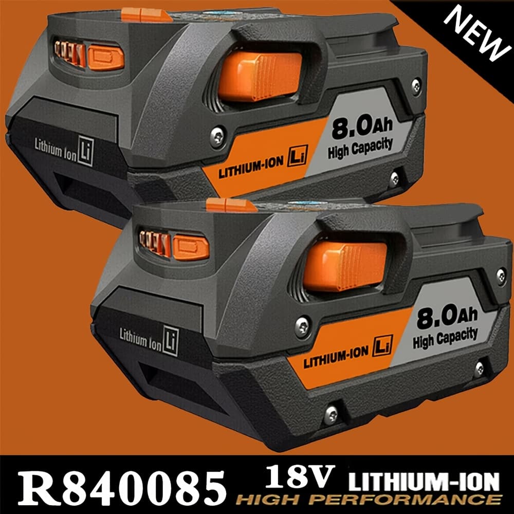 TEMU 2 Pack 18v 8.0ah R840087 Ac840087 Lithium Replacement For R840083 R840085 R840086 R840089 Ac840085 Ac840086 Ac840087p Ac840089 Ac840094