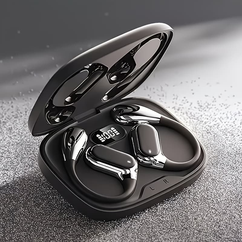 TEMU Pavun True Wireless On-ear Earpods Music None-in-ear Headset Gaming Couples Earbuds Video Bluetooth Earbuds Hifi 9d Stereo Hd Calling Earphones