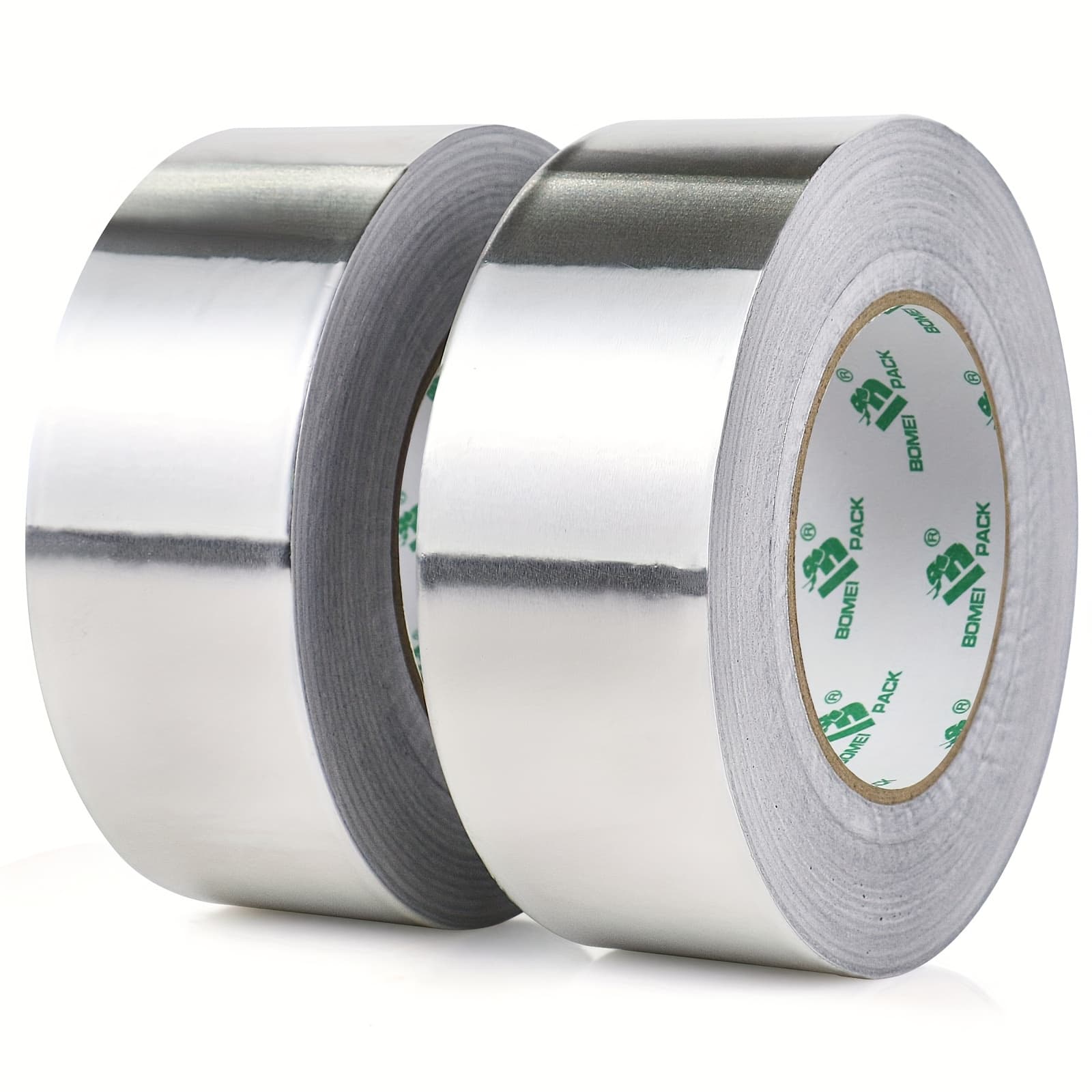 TEMU Pack 2 Rolls Aluminum Foil Tape For Sealing, Patching And Metal Repair, 50mm X 30m