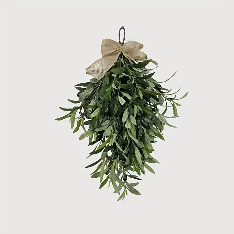 TEMU Fake Flower Wreath Home Decoration Garland Wedding Flower Hanging Artificial Flower Wreath Christmas Holiday Door Hanging Hotel Wedding Photography Scene Props