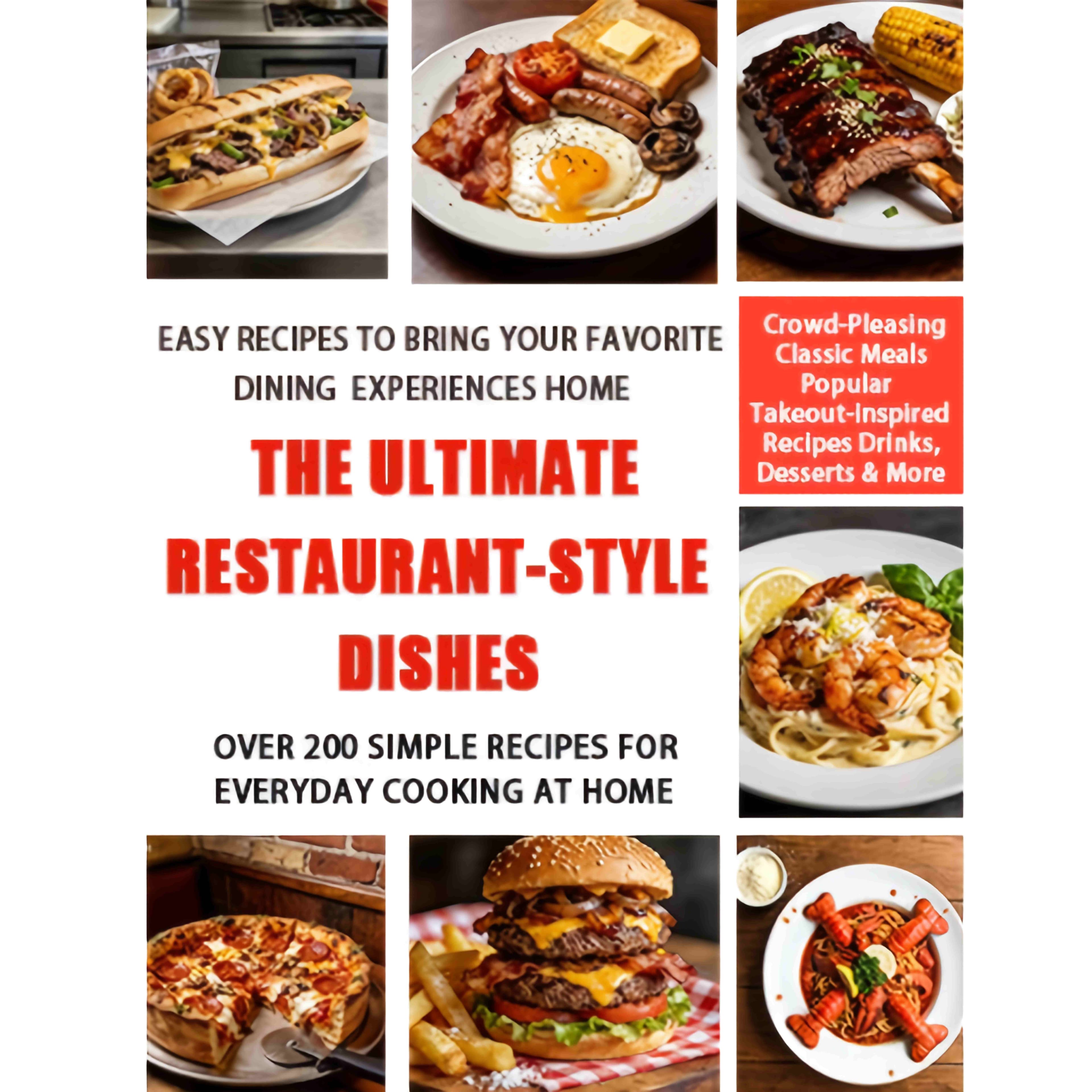 TEMU The Everything Restaurant Copycat Recipes Cookbook: 200 Easy Recipes To Recreate Your Favorite Restaurant Dishes At Home
