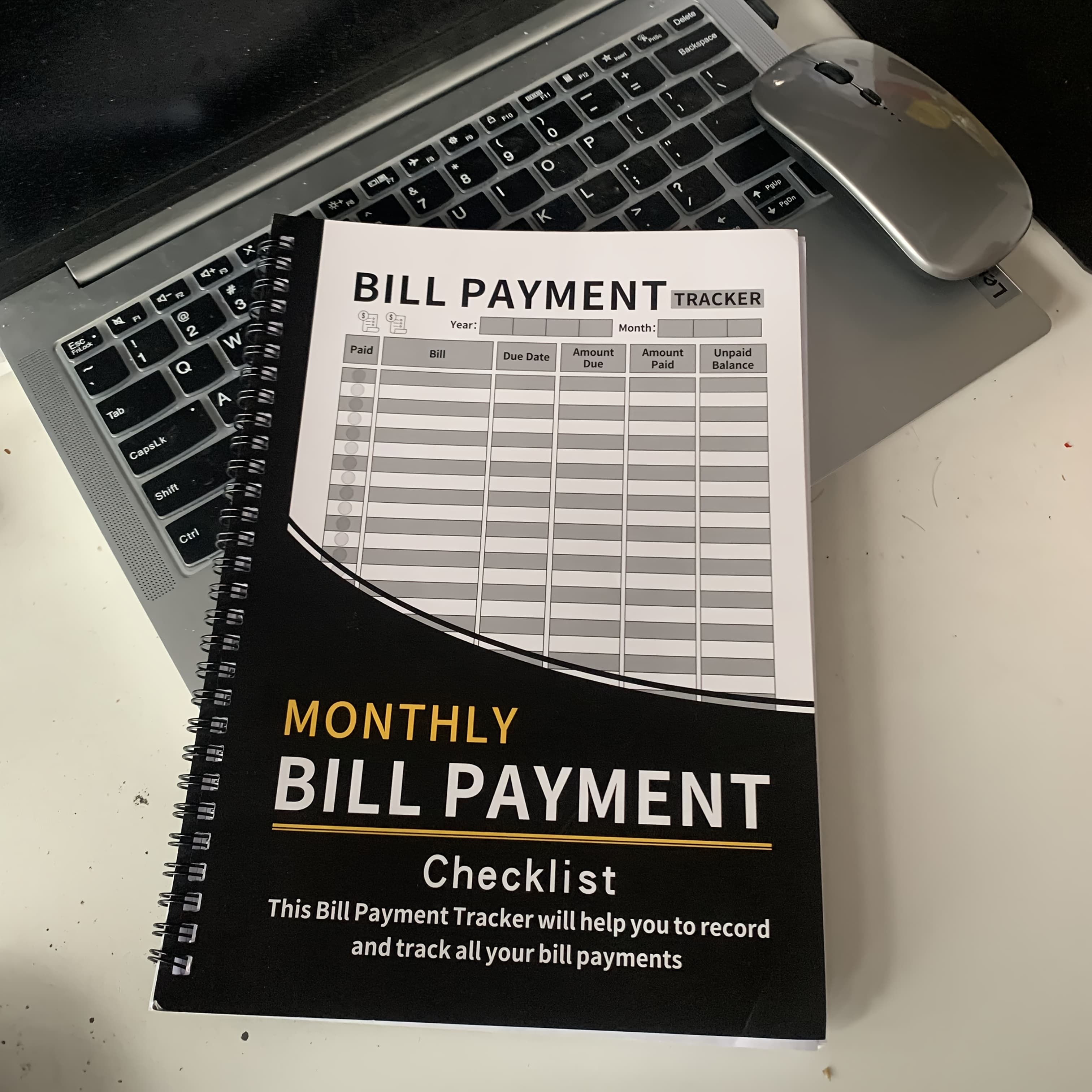 TEMU Used For 4 Years Monthly Bill Payment Planner/ Money Manasynthetic Gemstoneent Journal For Clear Budgeting, Financial Habits Perfect Gift For / Family, Binding, Tearable Pages