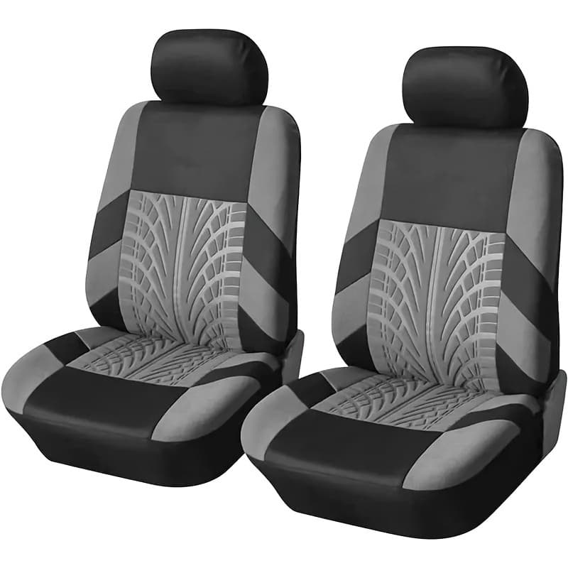 TEMU Car Seat Covers Front Pair, Universal Cloth Front Seat Covers For Car, Breathable And Washable Seat Covers For Suv, Sedan, Van, Automotive Interior Covers, Airbag Compatible, Christmas Gifts