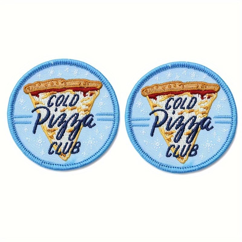 TEMU 2pcs Cold Embroidered Patches, Iron-on Appliqué For Clothing Decoration, Mixed Color, Durable & Washable