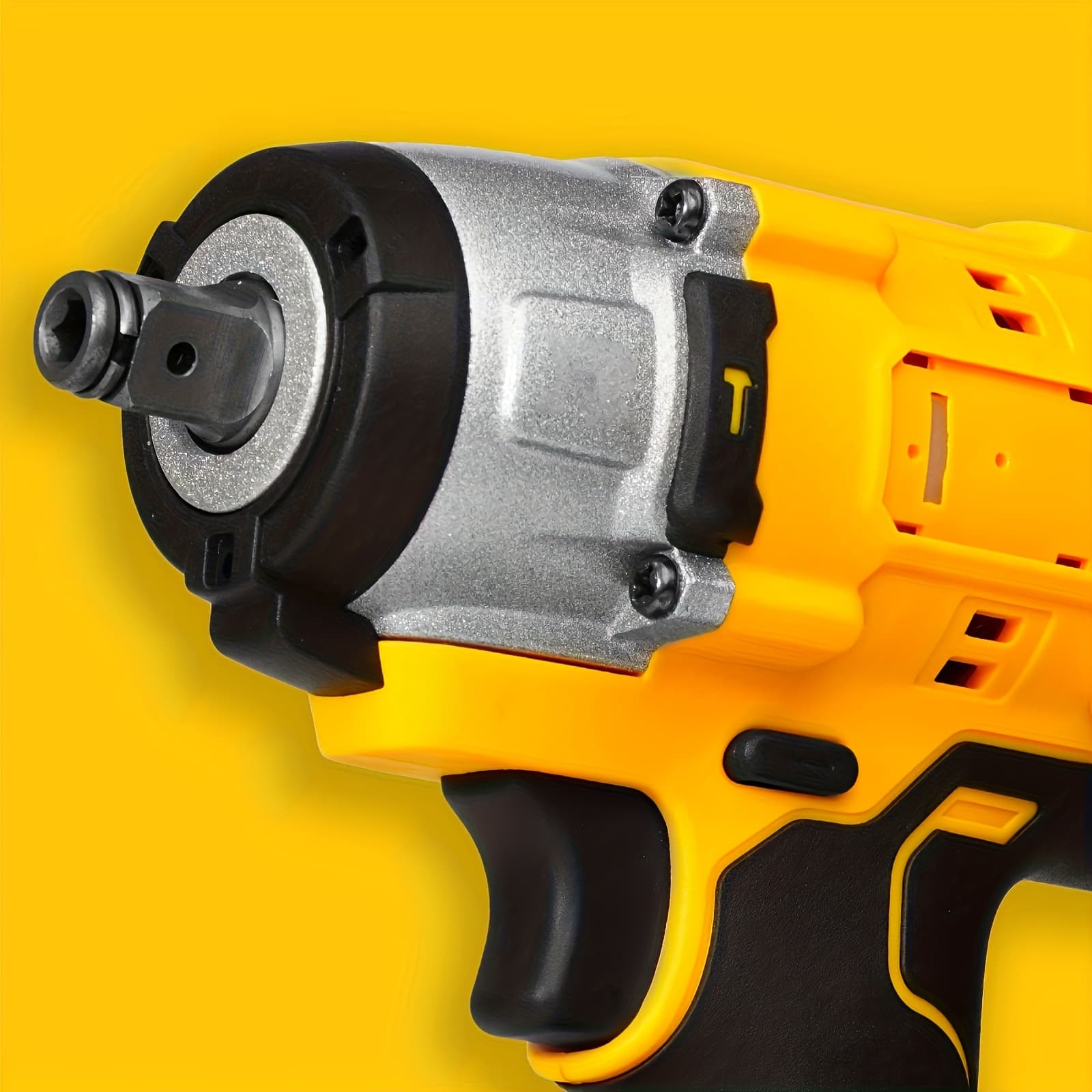 TEMU Impact Wrench High Power Impact Gun Machine 430n.m-3600 Rpm- Driver-suitable For Battery (tool Only)-3in 1 Impact Wrench-suitable For Automotive And Home Use Festival Gift.