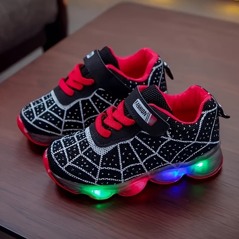 TEMU Led Shoes For Kids, That Shine At Night, Stylish And , With Breathable Mesh And Non-slip Running