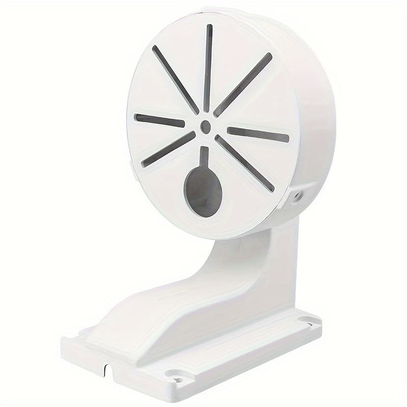 TEMU Durable Abs L-type Wall Mount Bracket For Cctv Security Cameras - Indoor/outdoor, Fits Dome Ip & Cameras