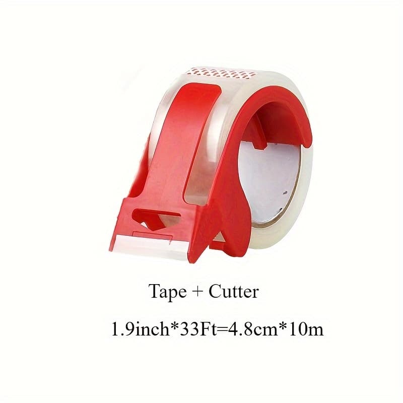 TEMU Yitape Heavy Duty Clear Packing Tape, With Refillable Dispenser, Noiseless Packaging Tape, Boxes For Moving, Mailing And