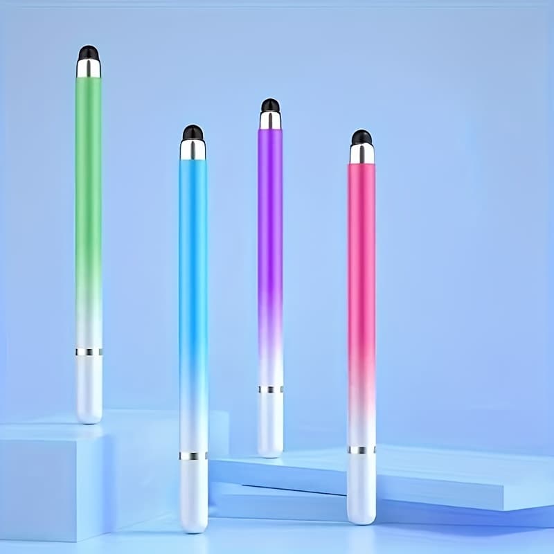 TEMU 2pcs/4pcs/5pcs Vibrant Gradient Stylus - Dual-ended For Precise Drawing And Smooth Writing - Compatible With Iphone, , Devices, Tablets - Perfect Gift Set