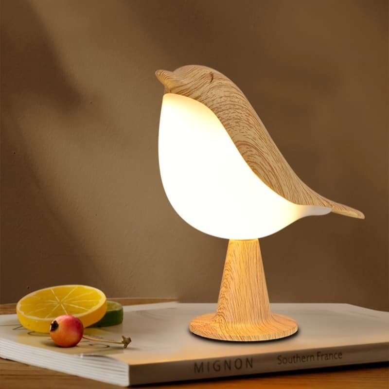 TEMU 1pc Usb Charging Bird Night Light With Touch Control Function, , Long Press For Dimming, Suitable For Bedroom Bedside Decoration, Used As A Small Gift For Festivals
