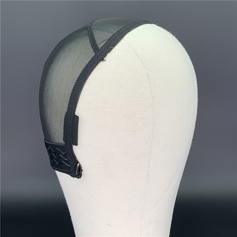 TEMU Adjustable 13x4 Front Lace Wig - Drawstring & Band | Breathable Spandex Glueless For Wig Making | 1pc