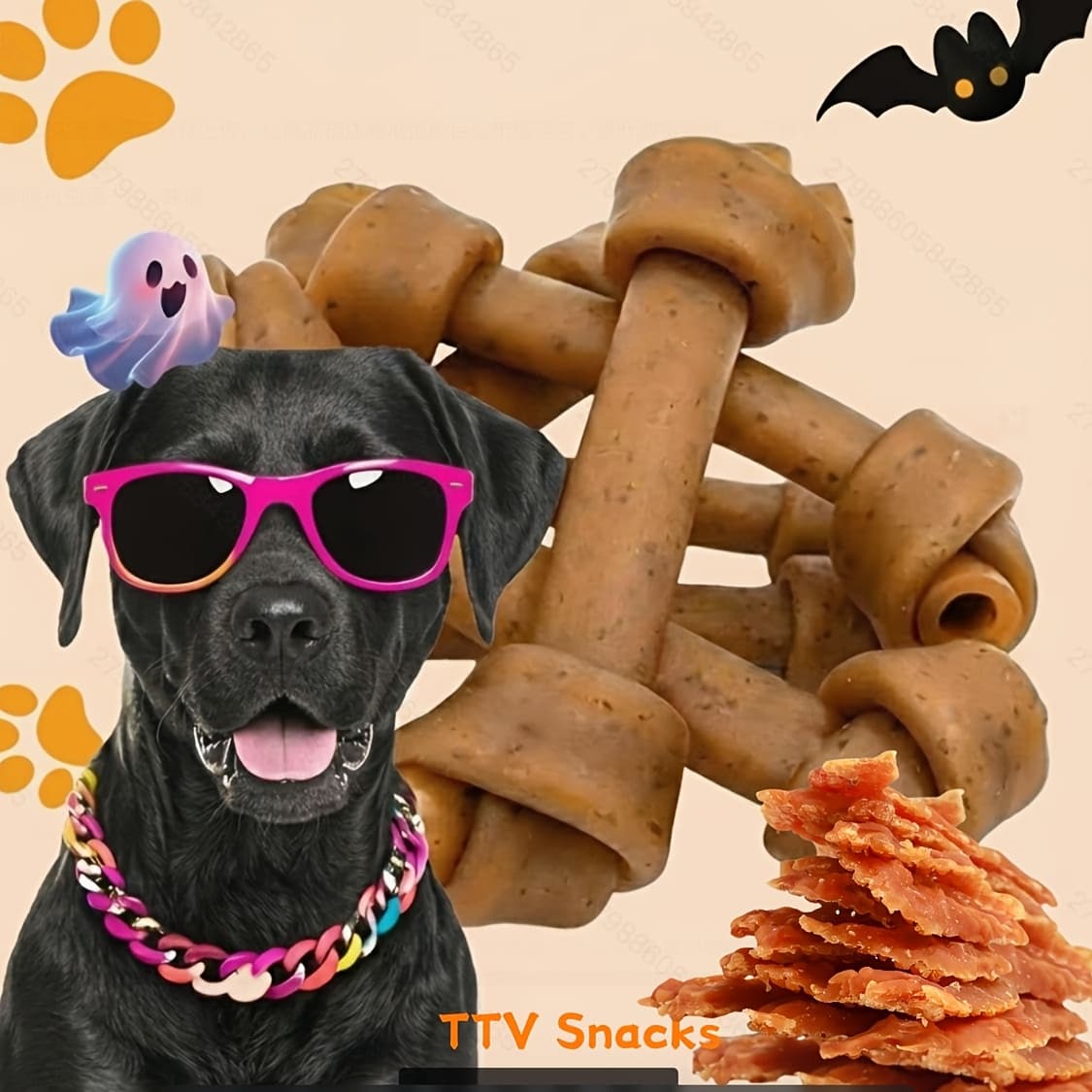 TEMU 7.05oz/ 14.11oz (200g/ 400g) 6.5'' Butter Bone, , Natural Treats, Healthy, , Chews Long Lasting, And High Protein, , Perfect Training Reward Snack For Small, Medium And Large Dogs