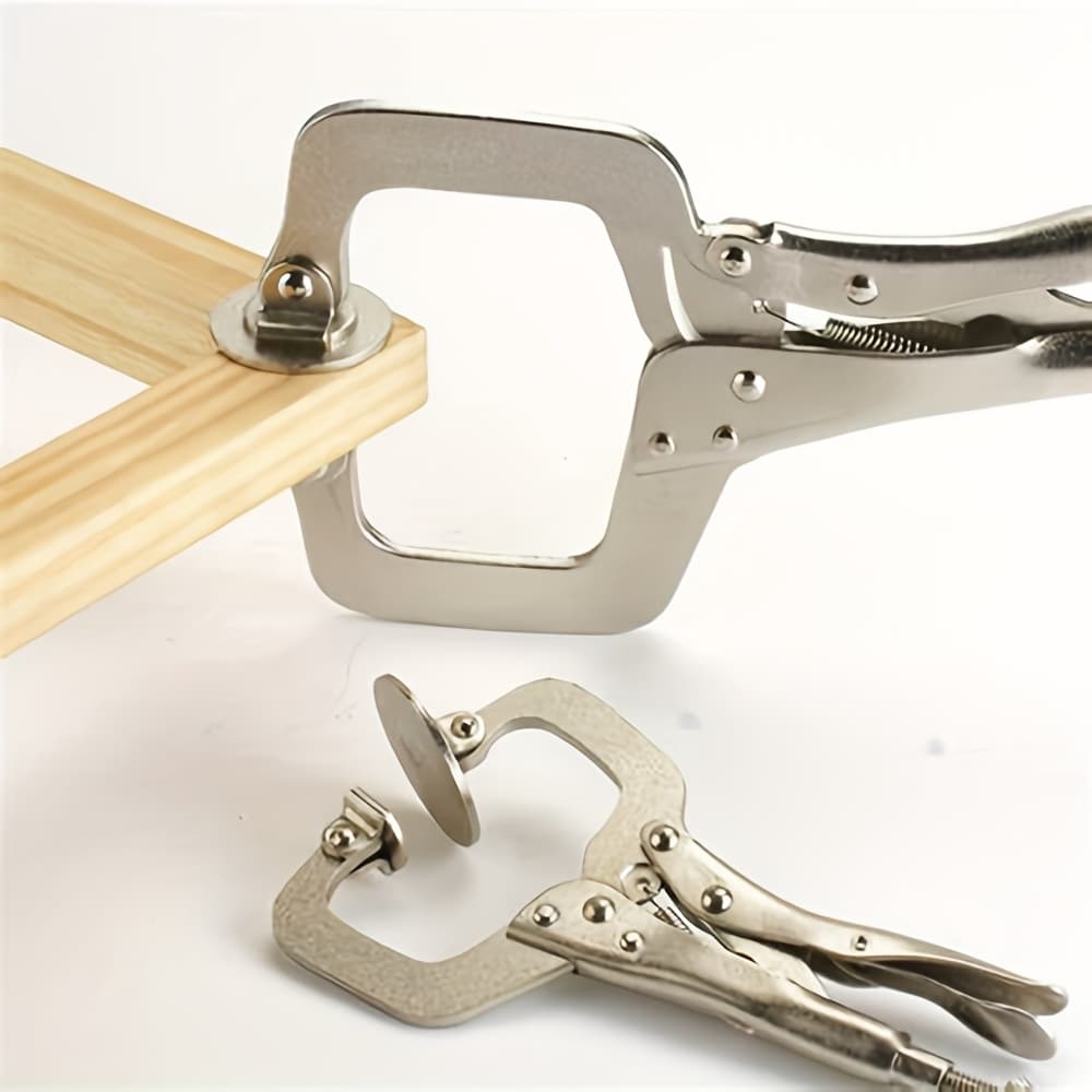 TEMU 10 Pack 11 Inch Swivel Pad Locking C-clamp Locking Pliers With Swivel Pads