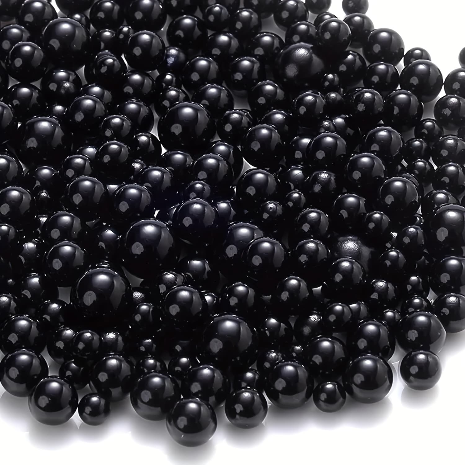 TEMU 1650pcs Pearl Beads For Vase Filler Centerpieces, No Holes Pearl Makeup Beads For Wedding Holiday Party Home Brushes Holder Vase Fillers, Christmas, Halloween Decor