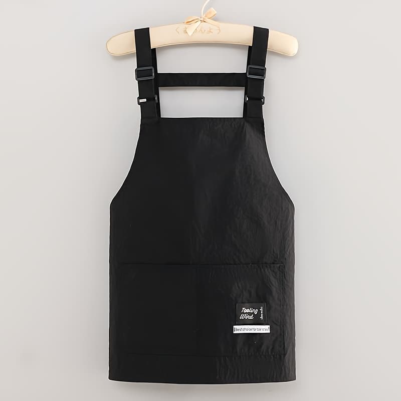 TEMU New Women's Apron - Short Style - Made Of Soft Polyester, Perfect For Use In Kitchens, Cafes, Restaurants, Or Offices - Ideal For Cooking And Working, Kitchen Apron | Solid | Stylish Apron