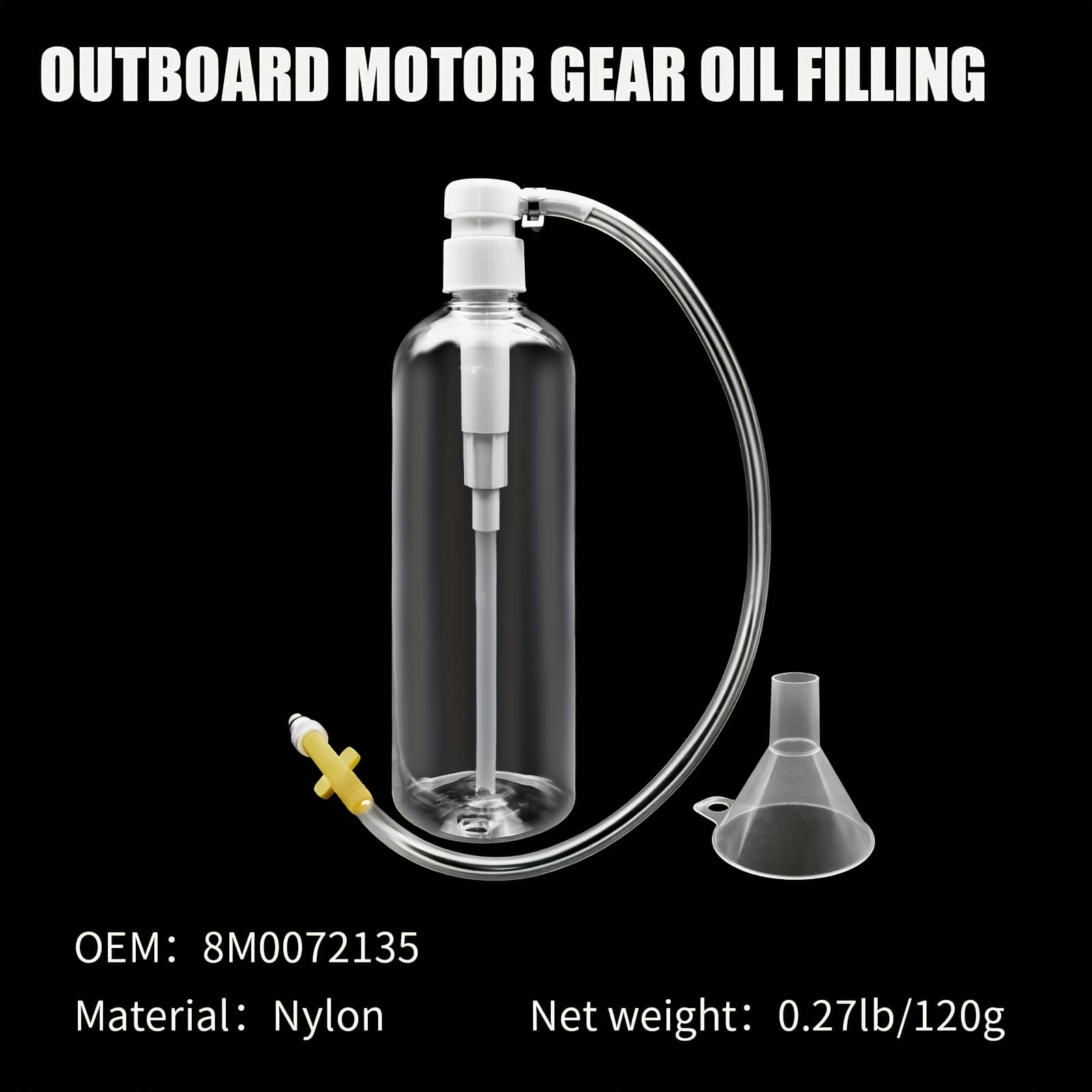 TEMU Koetsu Outboard Oil Pump, Portable Filler, Marine Gearbox Lubrication And Oil Filling Tool, Fits , Parsun, , Etc, Delivers , Reduces Component Wear And Friction, Extends Gearbox Service Life