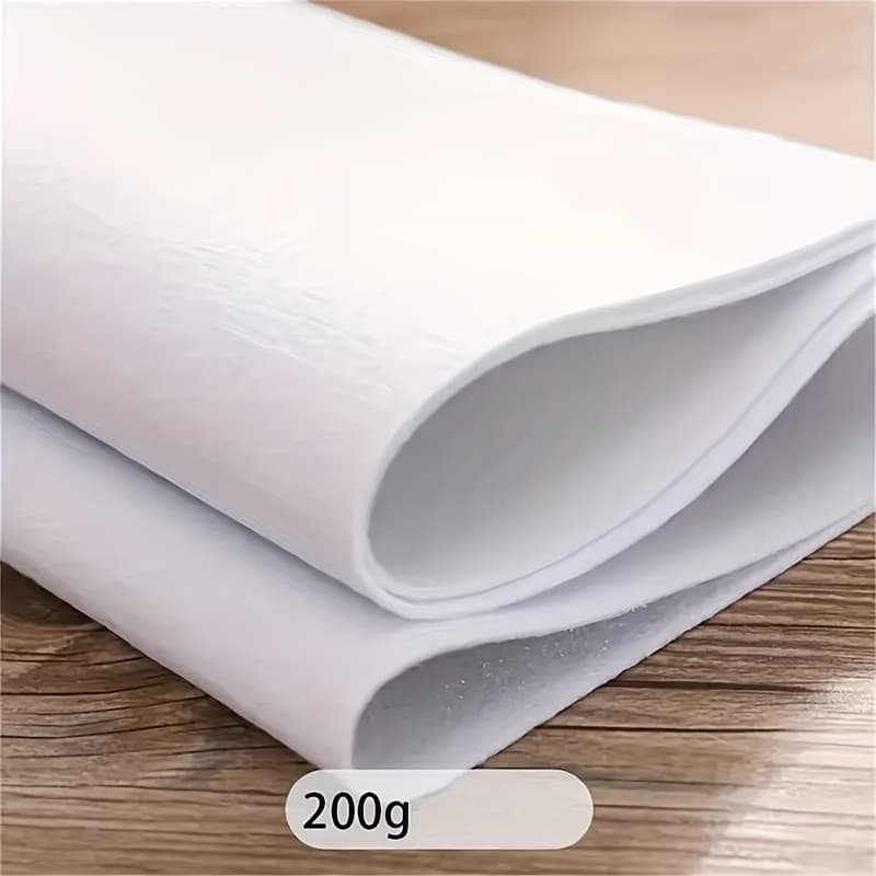TEMU 76oz/ft² Thick White Polyester Iron-on Adhesive Interface Fabric - Single-sided, Self-adhesive For Diy Sewing Projects With Collar And Sleeve Cuffs Features, Suitable For Garment Construction