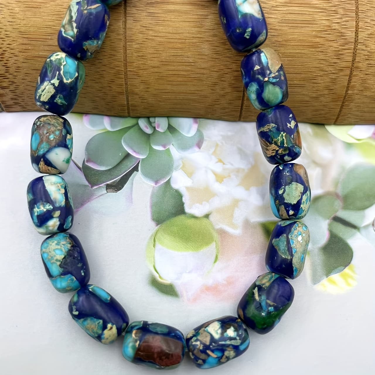 TEMU 13pcs Pine Bohemian Barrel Beads, Drum Beads, Loose Beads, Handmade Diy Women's Fashion Charm Bracelet, Necklace, Earrings, Accessories, Daily Wear, Couple Gifts