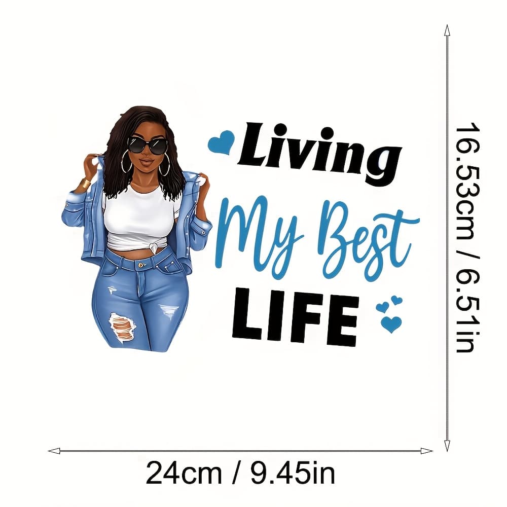 TEMU Set Of 6 [trending Option] Stylish With Fashion Eyewear Iron-on Patch - Diy Heat Transfer Decal For T-shirts, Jeans, Masks & Backpacks, Design Sticker, Fashion Eyewear, Sublimation