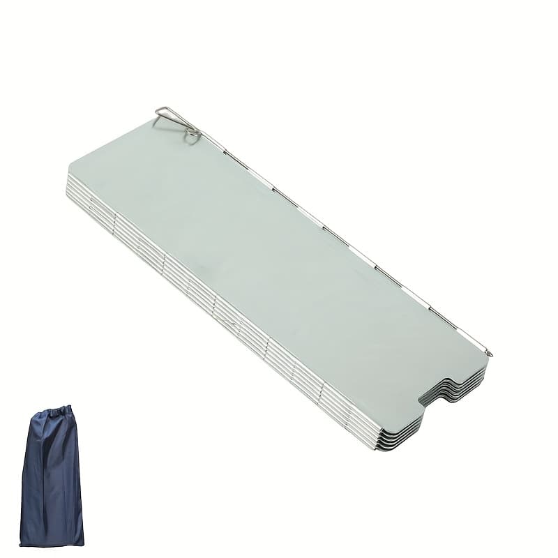 TEMU [non-food Contact] Portable For Outdoor - 10 Plate Options, Windproof, Foldable, Heat Distribution, Perfect For Picnics & Camping Outdoor Camping Stove Top