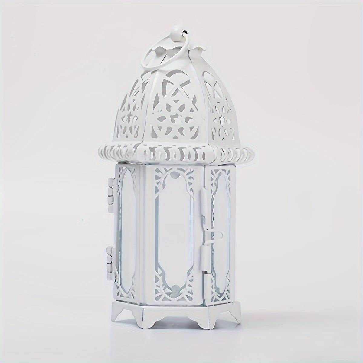 TEMU 1pc Moroccan Style Candle Lantern, Vintage Candle Holder For Events, Parties And Wedding Decor
