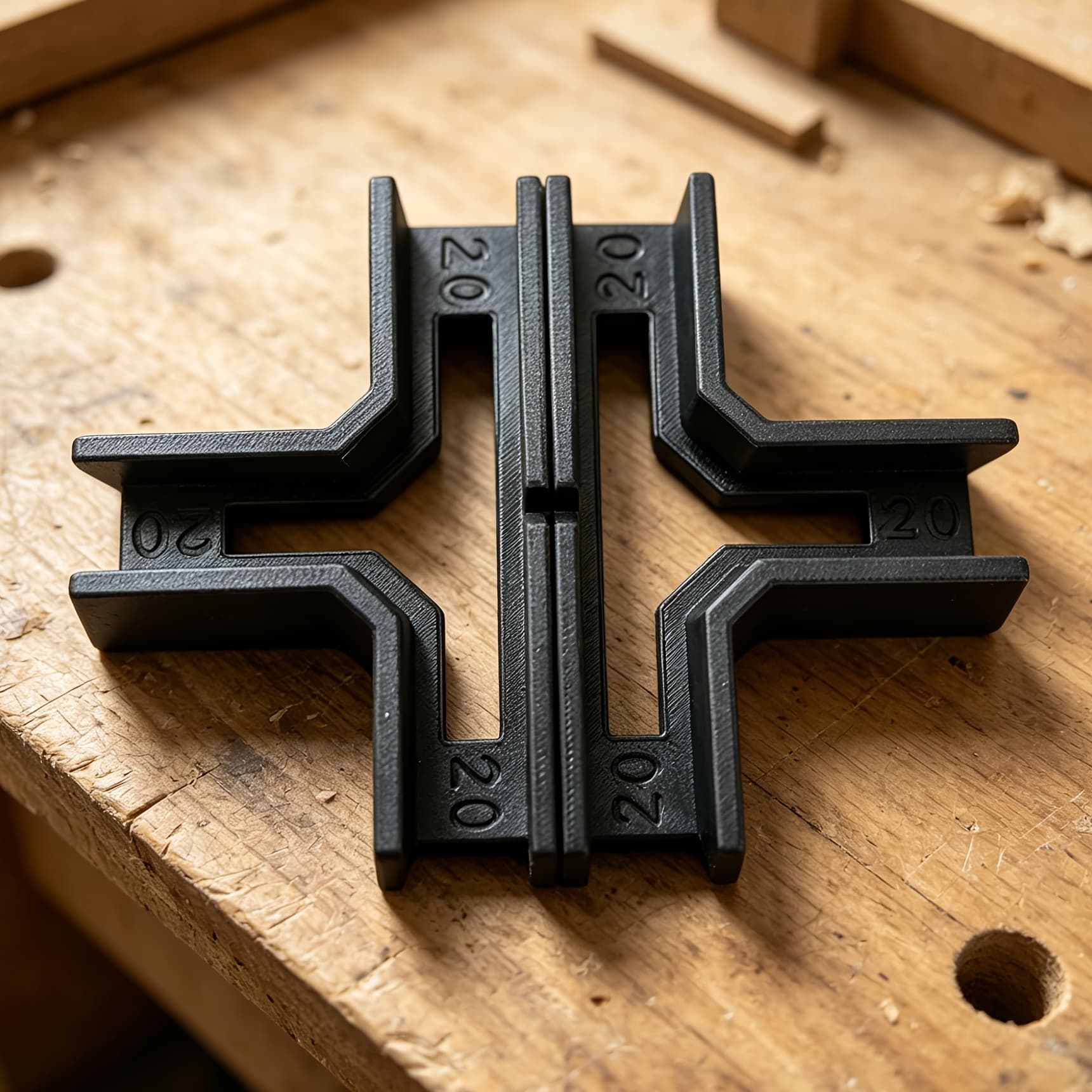 TEMU 2pcs T-shaped Wooden Board Connecting Angle Bracket, Thickened, 90-degree Right Angle Fixing, Solid Wood Furniture Reinforcement Additions, And -proof